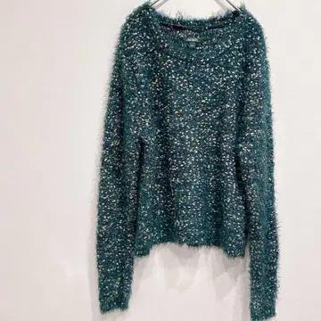 새상품급 wild fable [ L ] 그린 계열 긴팔 니트