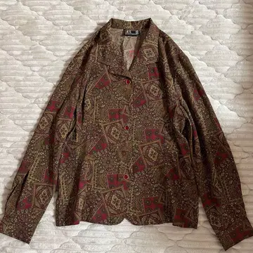 빈티지 DAKS 닥스 긴팔 셔츠 올 패턴