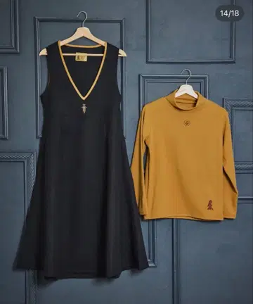 시마무라 치하루 콜라보 모험 아나 상의 x 원피스 2세트 M