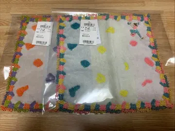 치카자와 레이스 시즌 타월 손수건 볼더링 2장 세트