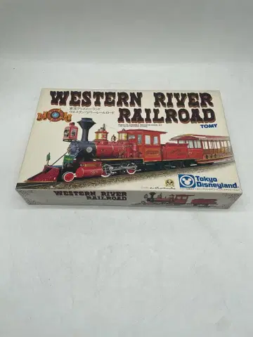도쿄 디즈니랜드 웨스턴 리버 레일 로드 프라모델 1983년