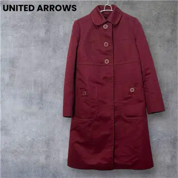 새상품급 [ UNITED ARROWS ] 여성용 코트 버건디 사이즈 36