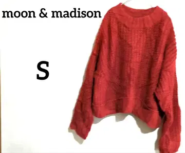 moon & madison 레드 니트 스웨터 [ S ]