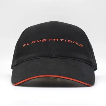 플레이스테이션 3 프레스테 3 자수 캡 블랙 구제 의류 로고