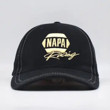 NAPA 레이싱 NASCAR 로고 자수 캡 블랙 빈티지 구제 의류