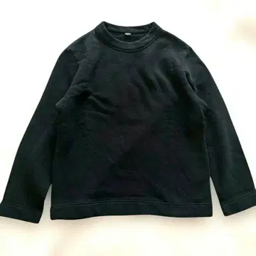 45R 쭈리 17색 사각 맨투맨 블랙