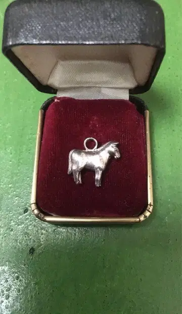 말 호스 실버 참 빈티지 아트 디자인 SILVER