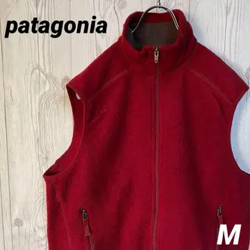 PATAGONIA 파타고니아 베스트 남성용 M 브랜드 크림슨 계열 플리스