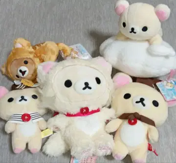 리락쿠마 봉제 인형 세트