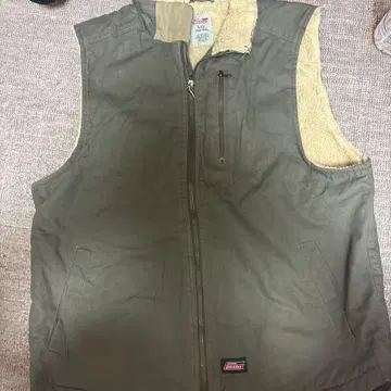 Dickies 올리브색 베스트 L/G