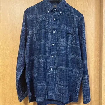 BEAMS PLUS 남성용 플란넬 셔츠 XL