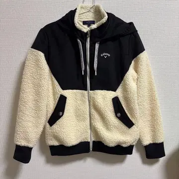 캘러웨이 풀 집업 보아 후드티 L 골프웨어