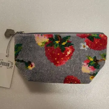 미사용 새상품 페이 스트로베리필드 파우치 그레이