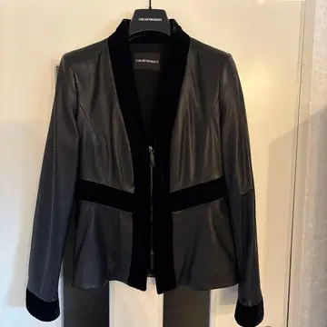 EMPORIO ARMANI 노카라 자켓 그레이