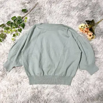 ZOOTIE DES SUCETTES 벌룬 소매 니트 F 레이온 민트