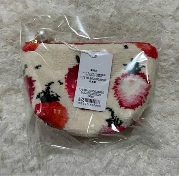 [ 새상품 미개봉 ] FEILER 스트로베리 도트 보트형 파우치