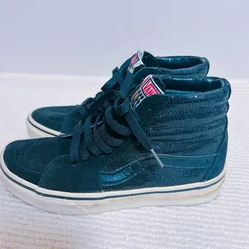 VANS Sk8-Hi 하이컷 스니커즈 스웨이드 스팽글