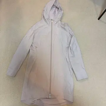 lululemon 후드 부착 레인코트 라이트 그레이