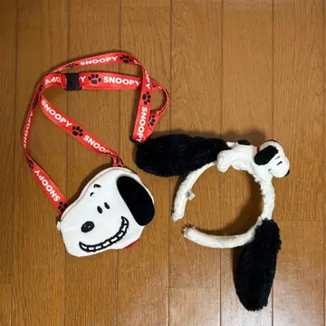 스누피 머리띠 스트랩 포함