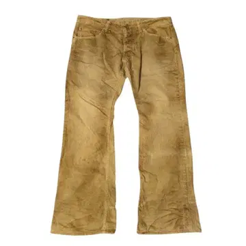 이삼카타야마 백라쉬 데미지 얼룩 가공 가죽 부츠컷