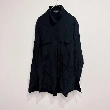 새상품급 EXPRESS [ M ] 블랙 긴팔 셔츠 심플 셔츠