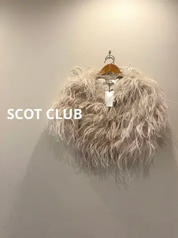 새상품 SCOT CLUB 마라보 페더 볼레로