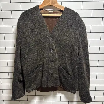 빈티지 모헤어 가디건 L