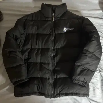 90s USBear 다운 자켓 L사이즈 네이비 블랙 레어 모델
