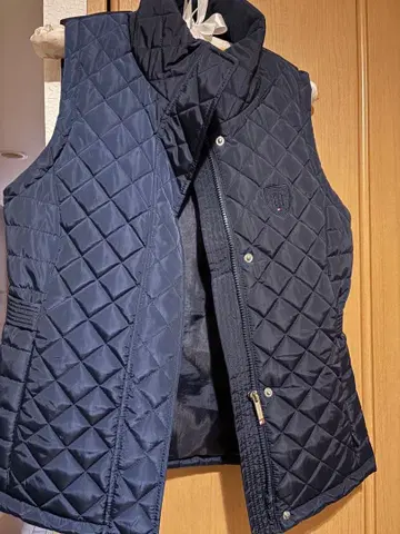 TOMMY HILFIGER 네이비 퀼팅 베스트 XS