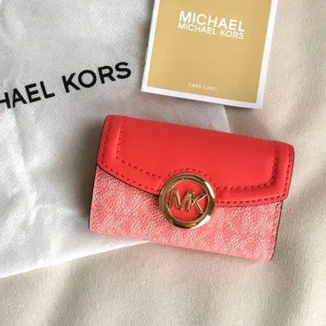 새상품 마이클코어스 MICHEAL KORS 레드 키케이스