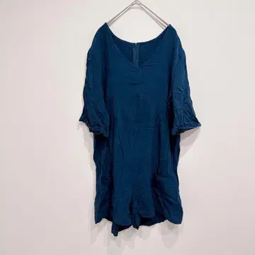 새상품급 네이비 XL 살로펫 V넥 포켓 부착