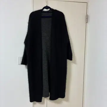 mizuiro ind 블랙 롱 가디건 긴팔