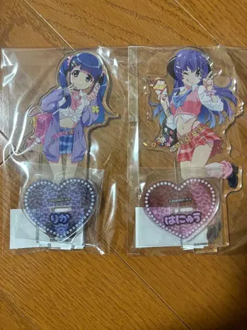 쓰르라미 울 적에 WEB 복권 아크릴 스탠드 리카&하뉴