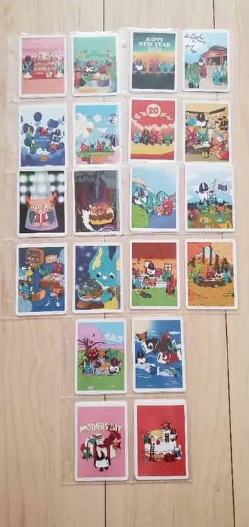 코무돗토 BB5 1주년 트레이딩 카드 컴프 리셋 40장