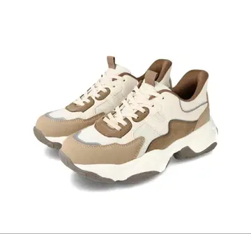 하아츄 x welleg 스니커즈 핸즈프리 24.5cm 베이지