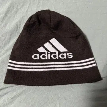 adidas 스트라이프 비니 블랙