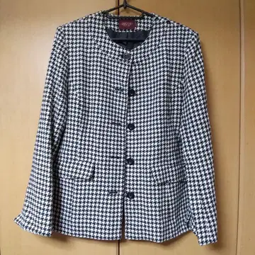 DECOT 하운드 투스 패턴 자켓 사이즈 11