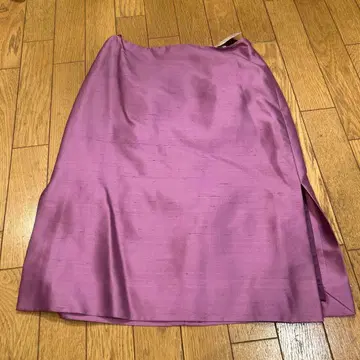 페라가모 보라색 퍼플 스커트