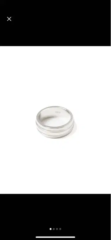 새상품 OVY 투 그루브스 링 그루브 반지 18호