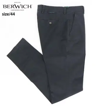 미사용 새상품 MORELLO 선염 스트레치 코튼 팬츠 블랙 44