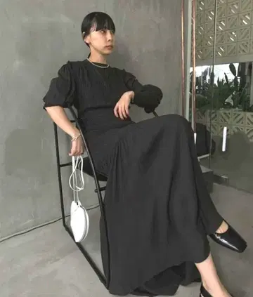 REFINED SHIRRING DRESS ameri vintage