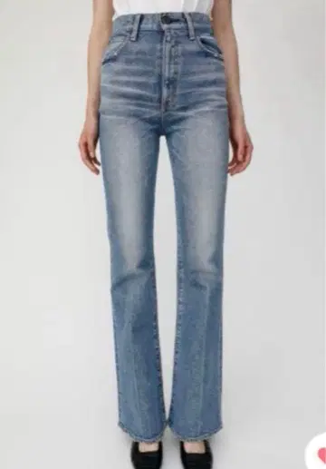 moussy 부츠컷 데님 라이트 블루