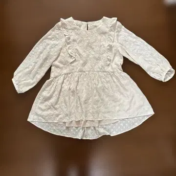 Rose Tiara 프릴 긴팔 블라우스 38