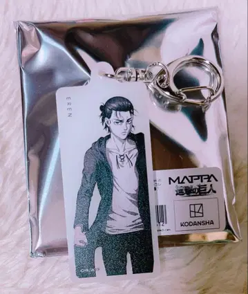 새상품 진격의 거인 엘렌 MAPPA 와이드 아크릴 키링 화이트