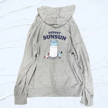 초레어 PUPPET SUNSUN 퍼펫 스 후드티 그레이 F