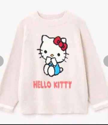 HELLO KITTY 맨투맨 세트 베이지 빅 사이즈 미사용 새상품 4L