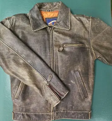 [소가죽] 다크 브라운 가죽 싱글 라이더 자켓