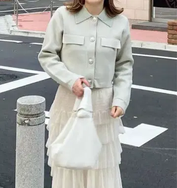 COCO DEAL 코코딜 몰 컬러 더블 페이스 니트 자켓