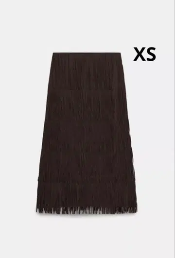 ZARA 프린지 펜슬 스커트 새상품, 미사용
