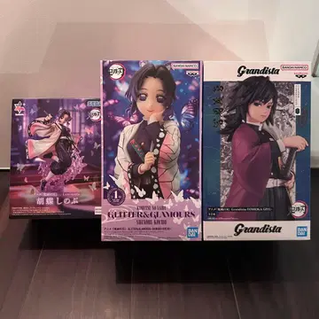 귀멸의 칼날 피규어 세트 코쵸우 시노부 토미오카 기유